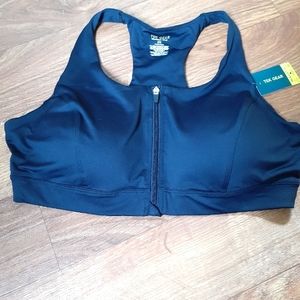 Zip front sports bra Tek Gear